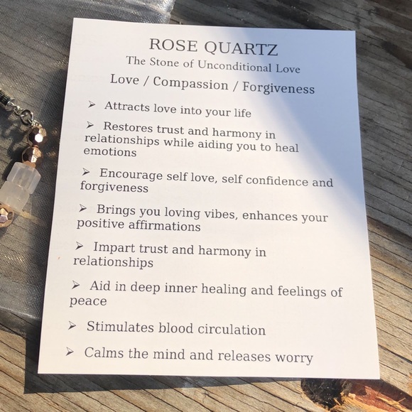 Hand Made Rose Quartz bracelet with magnetic clasp - Picture 3 of 4